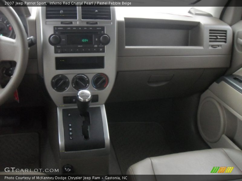 Inferno Red Crystal Pearl / Pastel Pebble Beige 2007 Jeep Patriot Sport
