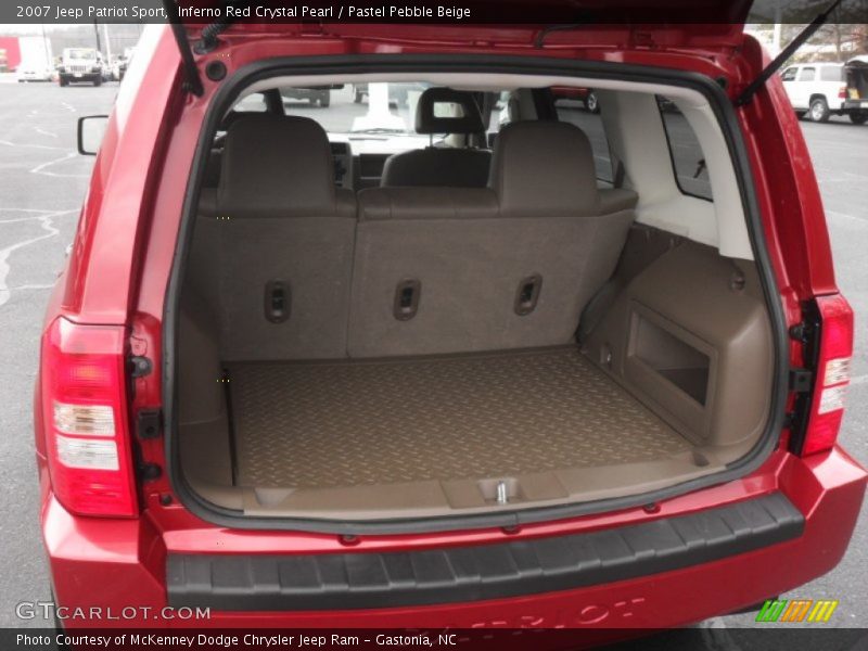 Inferno Red Crystal Pearl / Pastel Pebble Beige 2007 Jeep Patriot Sport