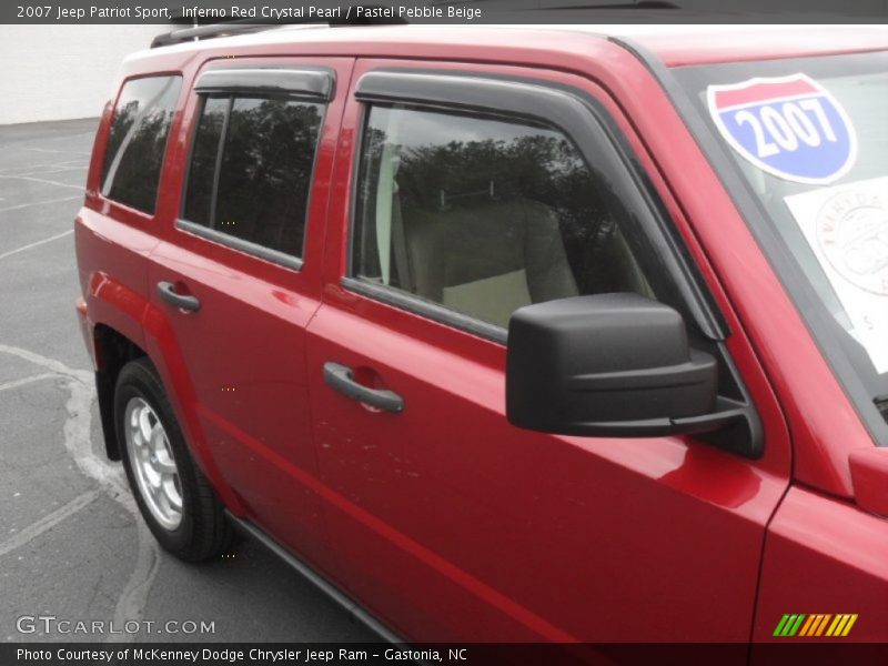 Inferno Red Crystal Pearl / Pastel Pebble Beige 2007 Jeep Patriot Sport
