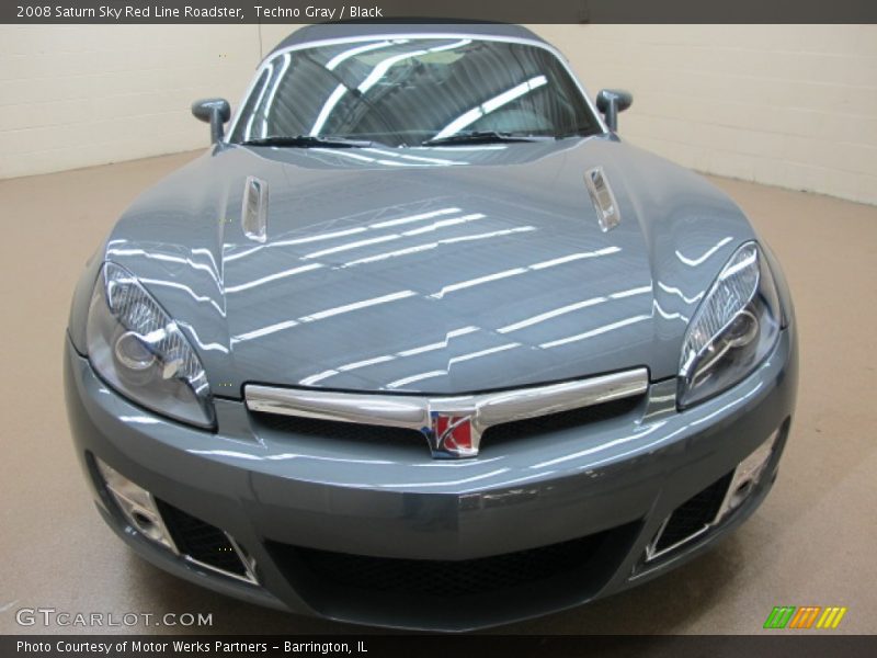 Techno Gray / Black 2008 Saturn Sky Red Line Roadster