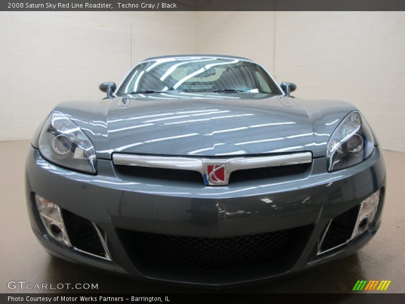 Techno Gray / Black 2008 Saturn Sky Red Line Roadster
