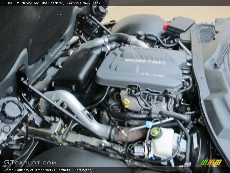 Techno Gray / Black 2008 Saturn Sky Red Line Roadster