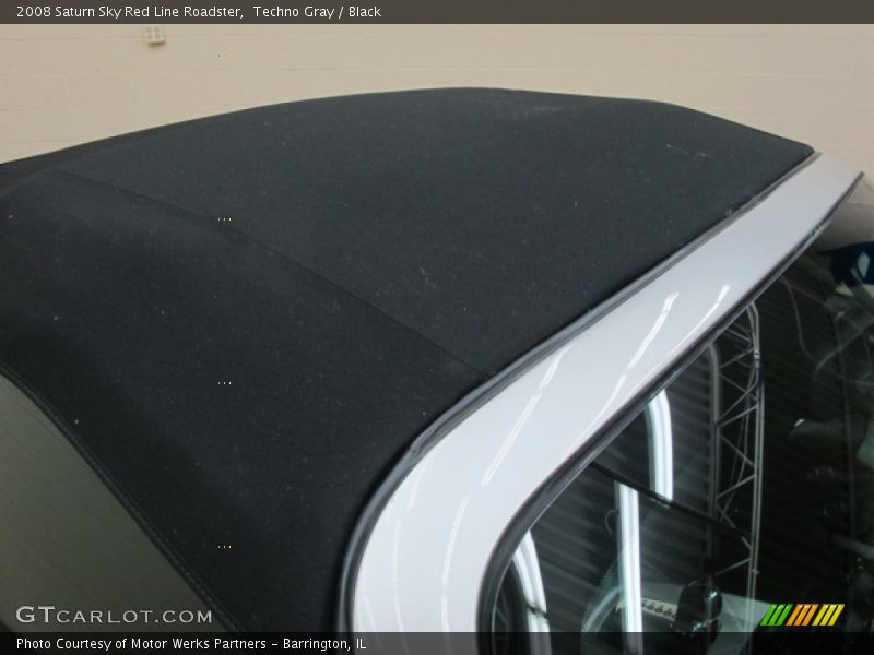 Techno Gray / Black 2008 Saturn Sky Red Line Roadster