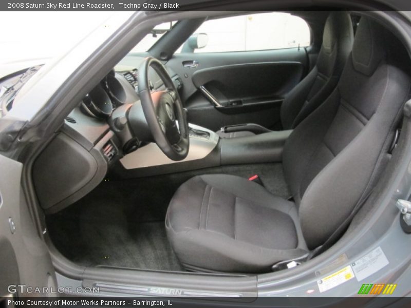  2008 Sky Red Line Roadster Black Interior
