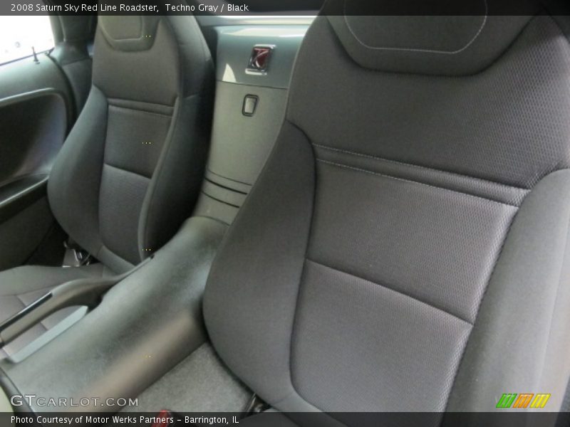 Techno Gray / Black 2008 Saturn Sky Red Line Roadster