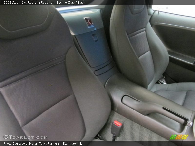 Techno Gray / Black 2008 Saturn Sky Red Line Roadster