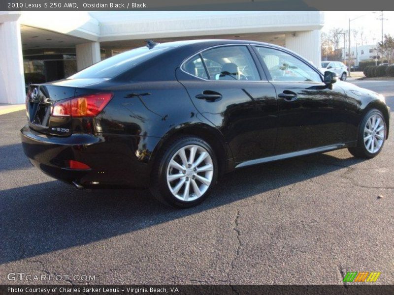Obsidian Black / Black 2010 Lexus IS 250 AWD