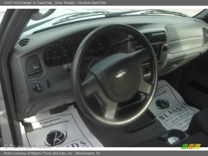 Silver Metallic / Medium Dark Flint 2005 Ford Ranger XL SuperCab