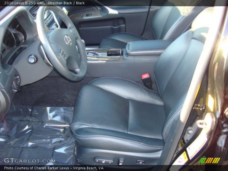 Obsidian Black / Black 2010 Lexus IS 250 AWD