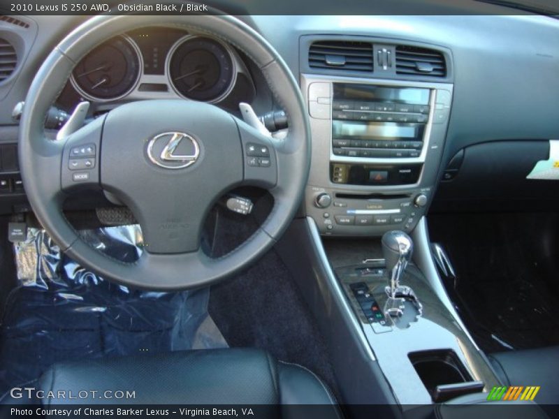 Obsidian Black / Black 2010 Lexus IS 250 AWD