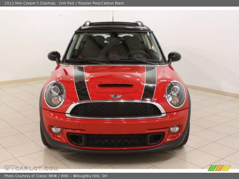 Chili Red / Rooster Red/Carbon Black 2011 Mini Cooper S Clubman