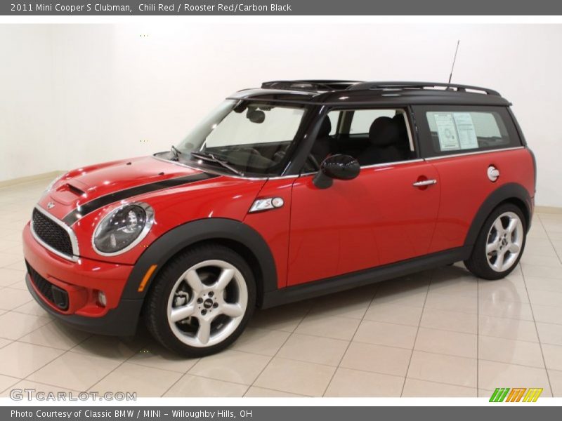 Chili Red / Rooster Red/Carbon Black 2011 Mini Cooper S Clubman