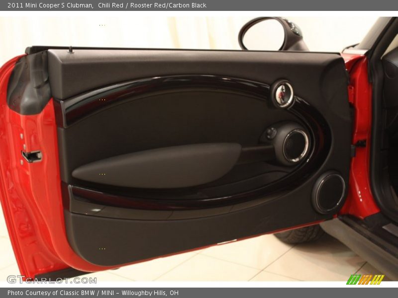 Chili Red / Rooster Red/Carbon Black 2011 Mini Cooper S Clubman