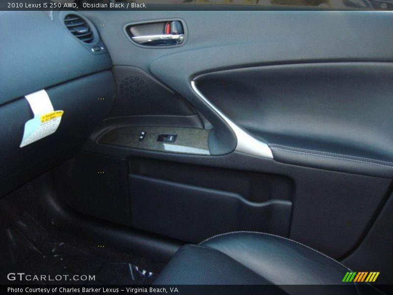 Obsidian Black / Black 2010 Lexus IS 250 AWD