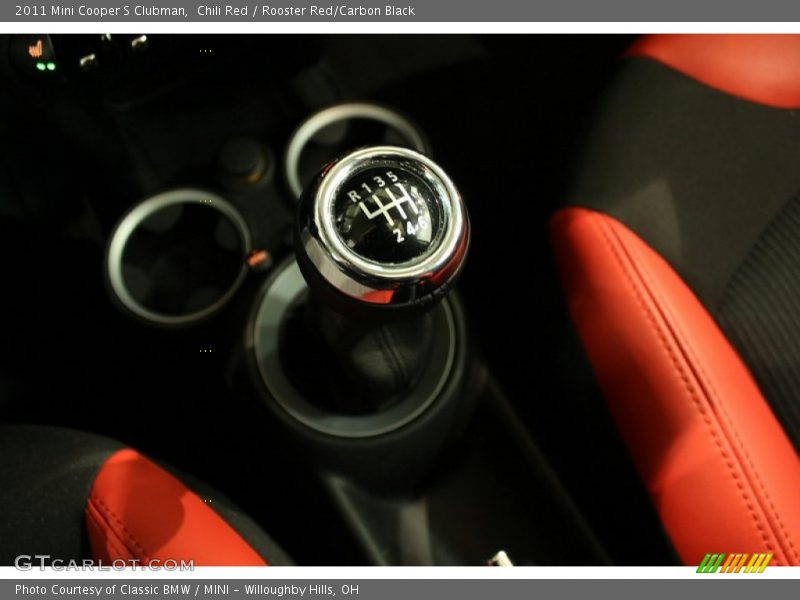 Chili Red / Rooster Red/Carbon Black 2011 Mini Cooper S Clubman