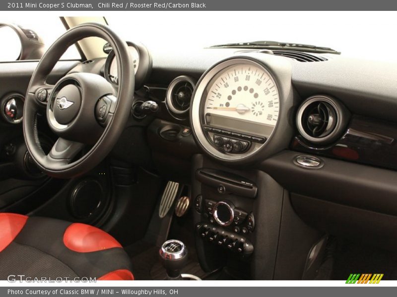 Chili Red / Rooster Red/Carbon Black 2011 Mini Cooper S Clubman