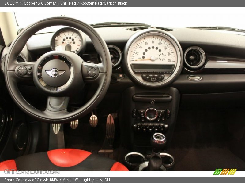 Chili Red / Rooster Red/Carbon Black 2011 Mini Cooper S Clubman
