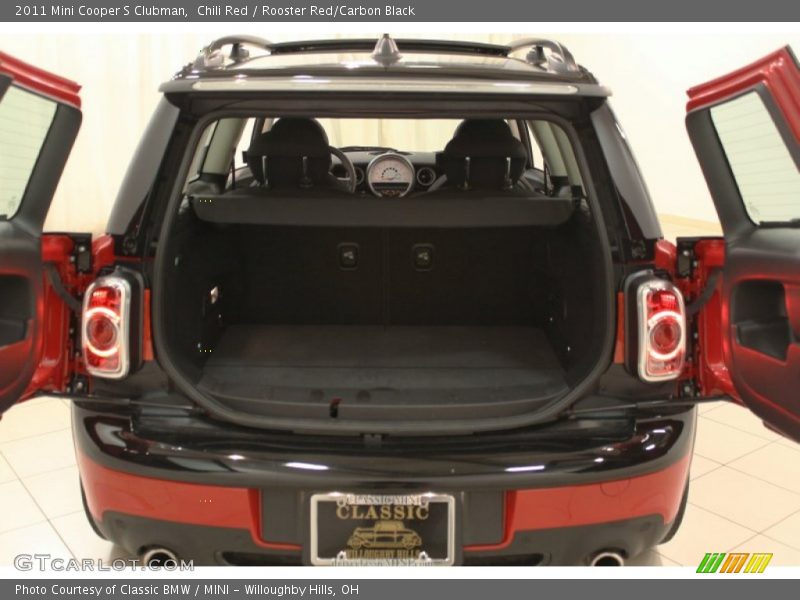 Chili Red / Rooster Red/Carbon Black 2011 Mini Cooper S Clubman