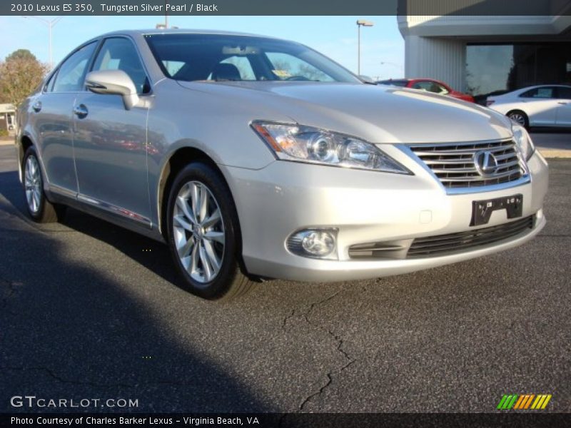 Tungsten Silver Pearl / Black 2010 Lexus ES 350