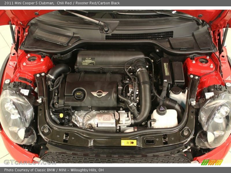 Chili Red / Rooster Red/Carbon Black 2011 Mini Cooper S Clubman