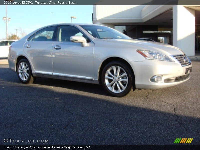 Tungsten Silver Pearl / Black 2010 Lexus ES 350