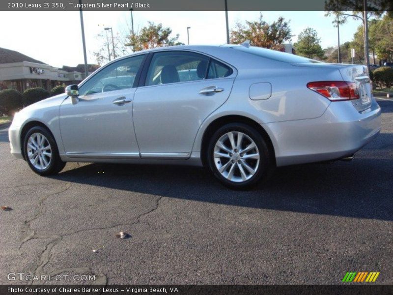 Tungsten Silver Pearl / Black 2010 Lexus ES 350