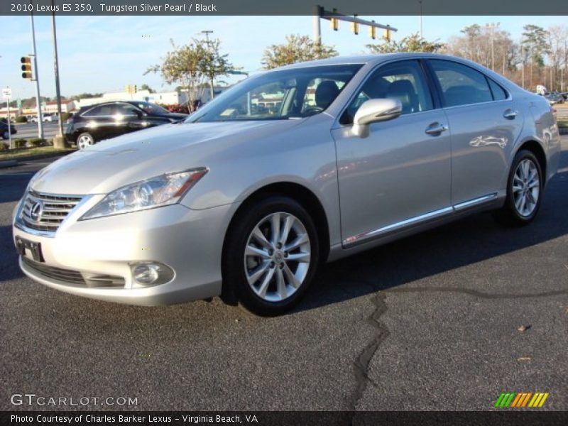 Tungsten Silver Pearl / Black 2010 Lexus ES 350