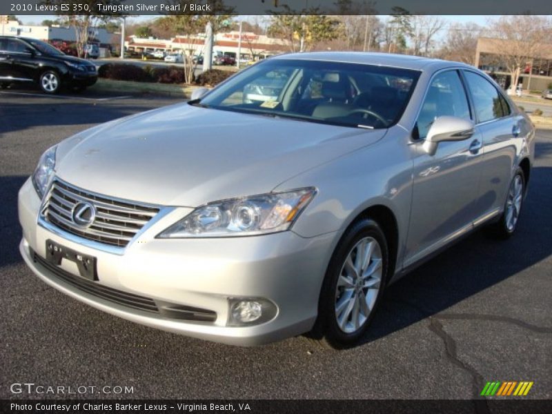 Tungsten Silver Pearl / Black 2010 Lexus ES 350