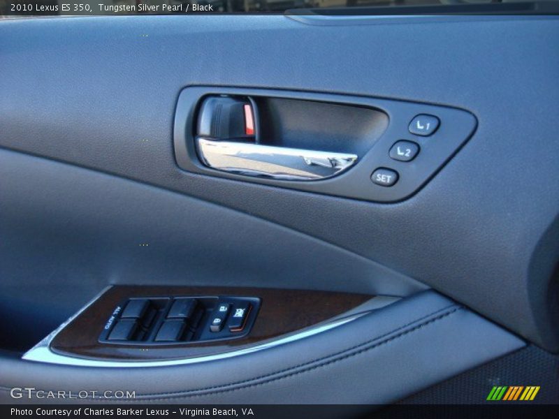 Tungsten Silver Pearl / Black 2010 Lexus ES 350