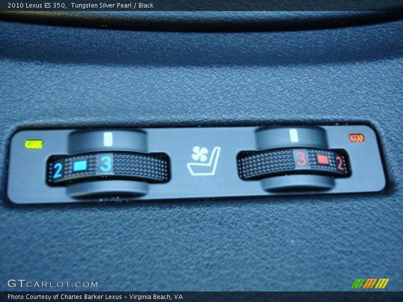 Tungsten Silver Pearl / Black 2010 Lexus ES 350