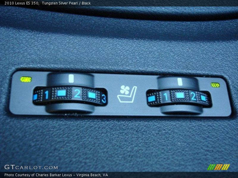 Tungsten Silver Pearl / Black 2010 Lexus ES 350