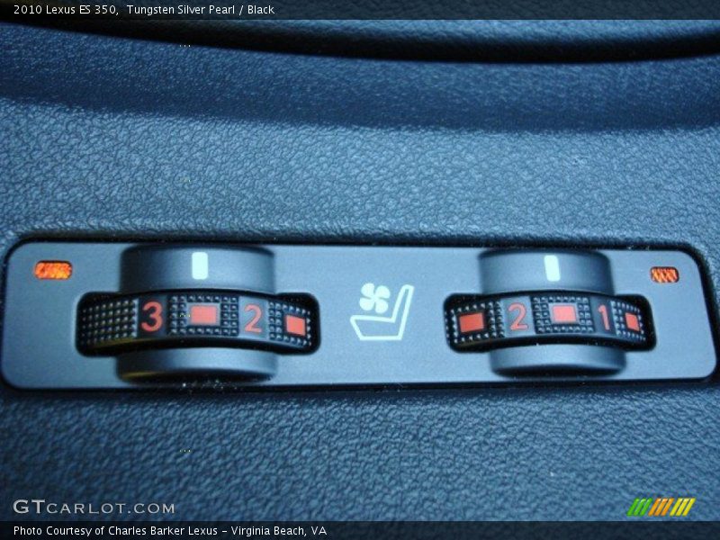 Tungsten Silver Pearl / Black 2010 Lexus ES 350