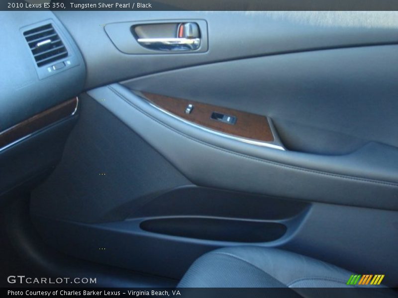 Tungsten Silver Pearl / Black 2010 Lexus ES 350