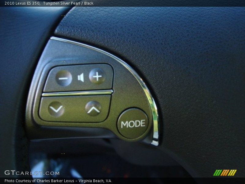 Tungsten Silver Pearl / Black 2010 Lexus ES 350