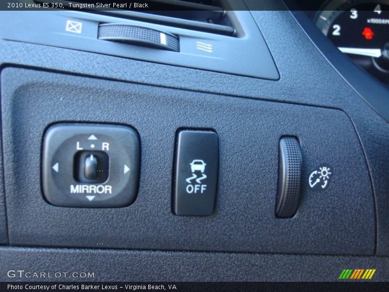 Tungsten Silver Pearl / Black 2010 Lexus ES 350