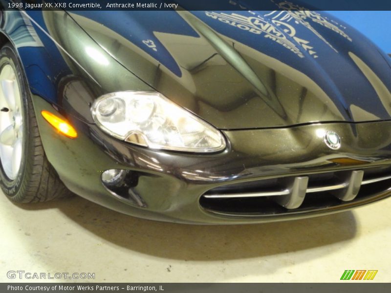 Anthracite Metallic / Ivory 1998 Jaguar XK XK8 Convertible