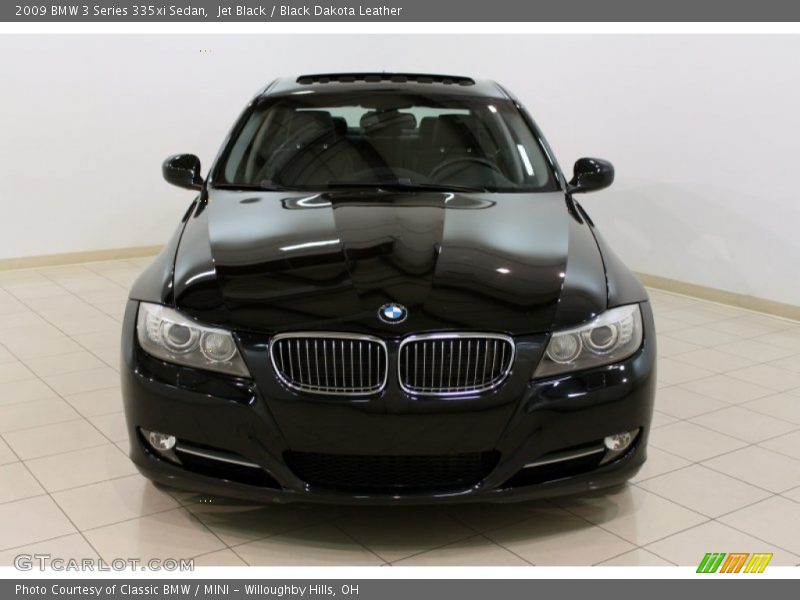 Jet Black / Black Dakota Leather 2009 BMW 3 Series 335xi Sedan