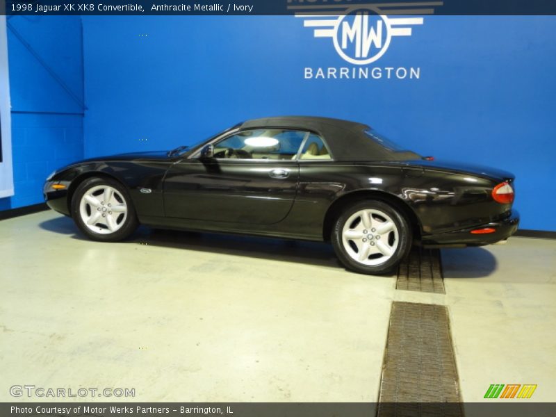 Anthracite Metallic / Ivory 1998 Jaguar XK XK8 Convertible