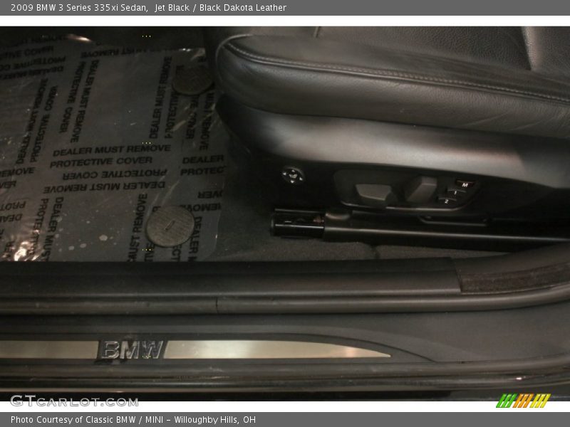 Jet Black / Black Dakota Leather 2009 BMW 3 Series 335xi Sedan