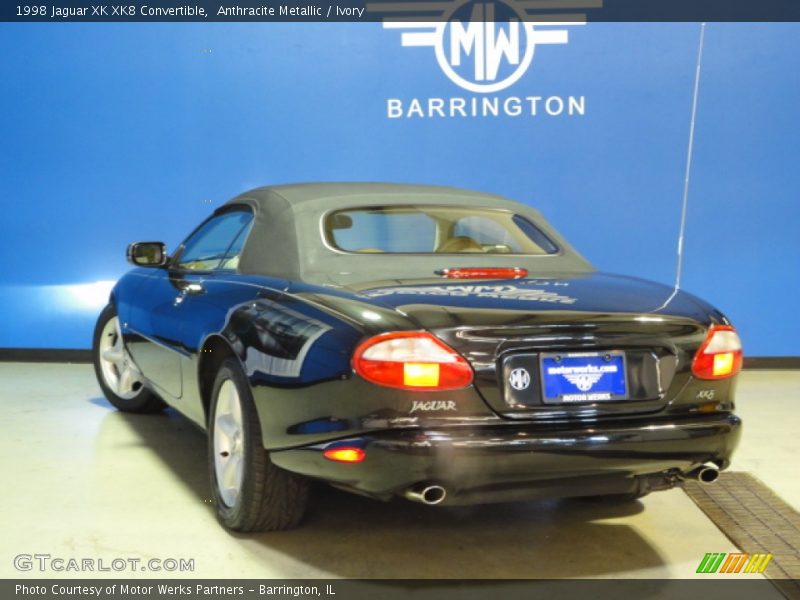 Anthracite Metallic / Ivory 1998 Jaguar XK XK8 Convertible