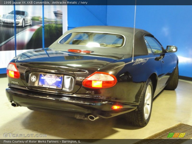 Anthracite Metallic / Ivory 1998 Jaguar XK XK8 Convertible