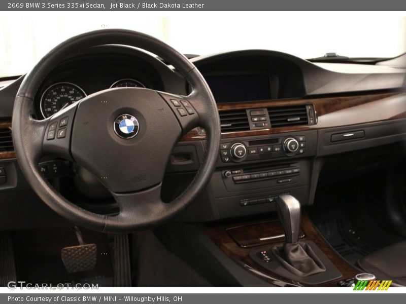 Jet Black / Black Dakota Leather 2009 BMW 3 Series 335xi Sedan