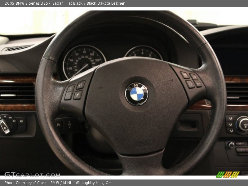 Jet Black / Black Dakota Leather 2009 BMW 3 Series 335xi Sedan
