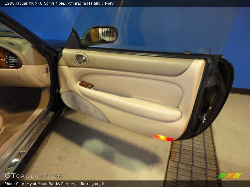 Anthracite Metallic / Ivory 1998 Jaguar XK XK8 Convertible