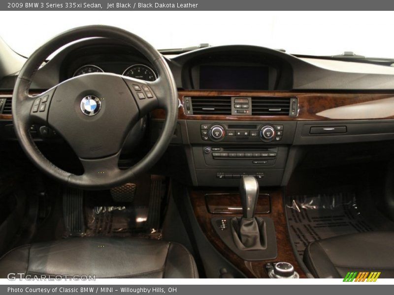 Jet Black / Black Dakota Leather 2009 BMW 3 Series 335xi Sedan