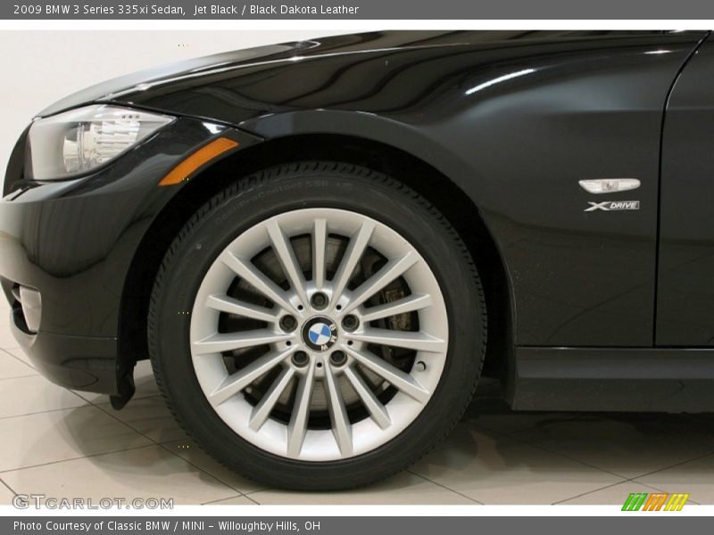 Jet Black / Black Dakota Leather 2009 BMW 3 Series 335xi Sedan