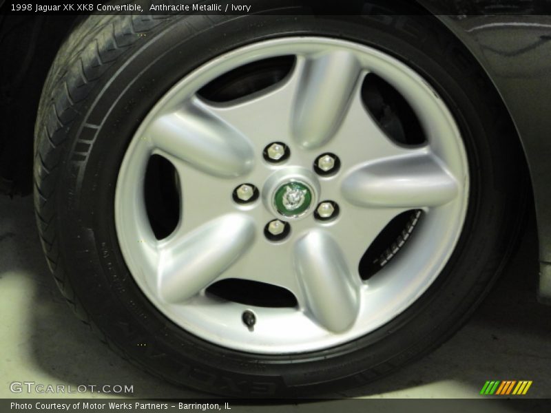 Anthracite Metallic / Ivory 1998 Jaguar XK XK8 Convertible
