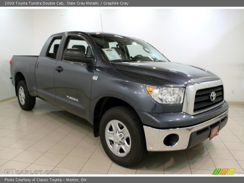 Slate Gray Metallic / Graphite Gray 2009 Toyota Tundra Double Cab