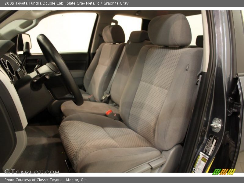Slate Gray Metallic / Graphite Gray 2009 Toyota Tundra Double Cab