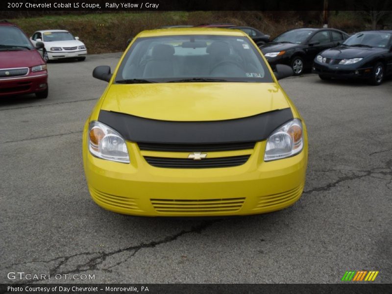 Rally Yellow / Gray 2007 Chevrolet Cobalt LS Coupe